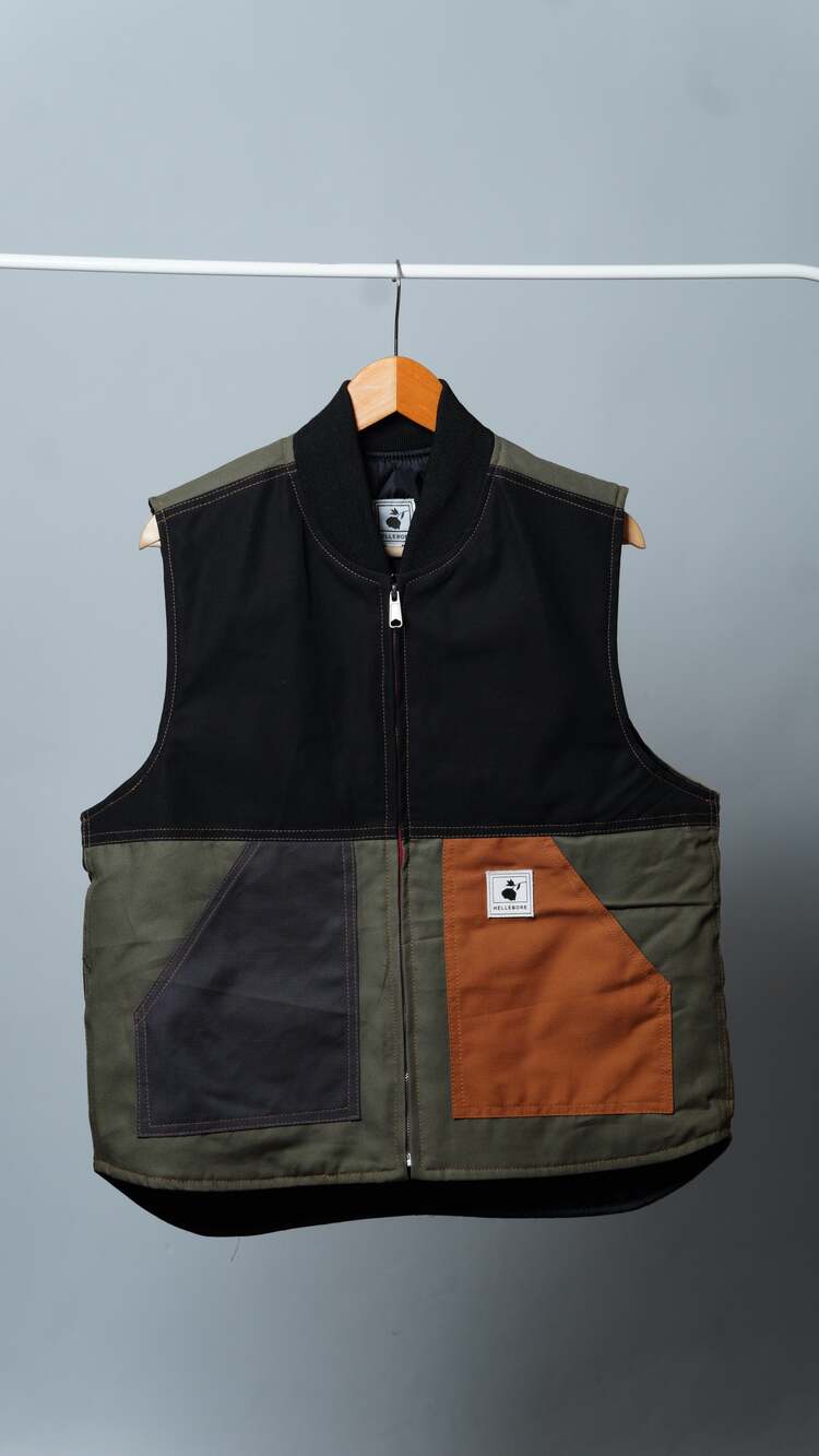 Workwear Colorblock Vest Size L